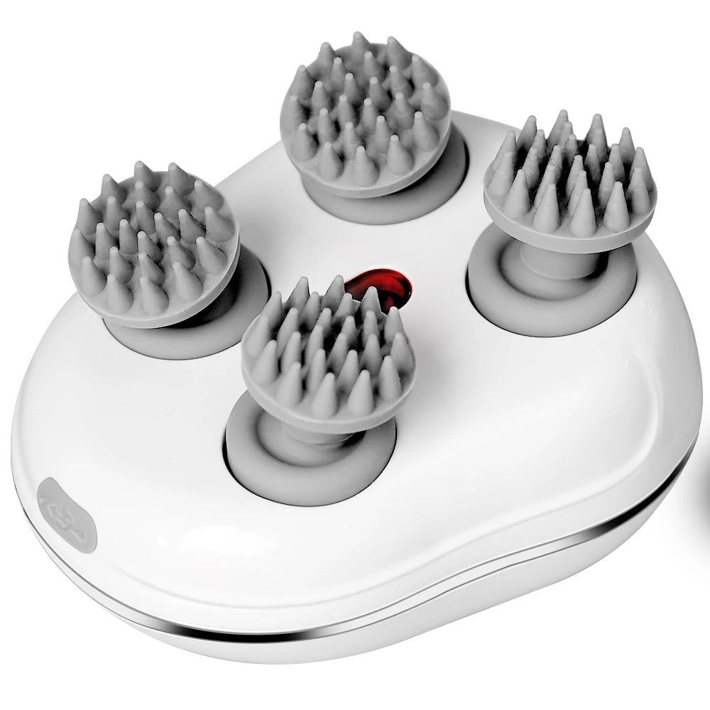 ZenHead™ 4D Electric Scalp & Body Massager – Deep Kneading Rechargeable Relaxation Tool