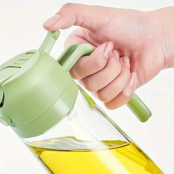 Kettlekane™ DuoFlow  Glass Oil Sprayer & Dispenser