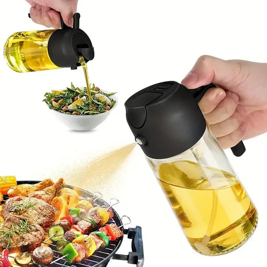 Kettlekane™ DuoFlow  Glass Oil Sprayer & Dispenser