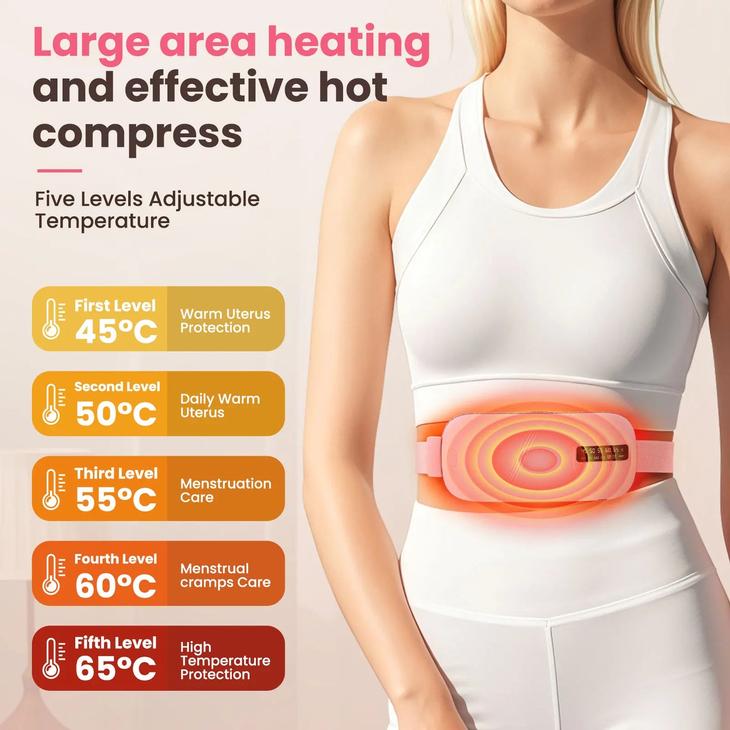 ThermiEase™ Wireless Heating & Massage Belt