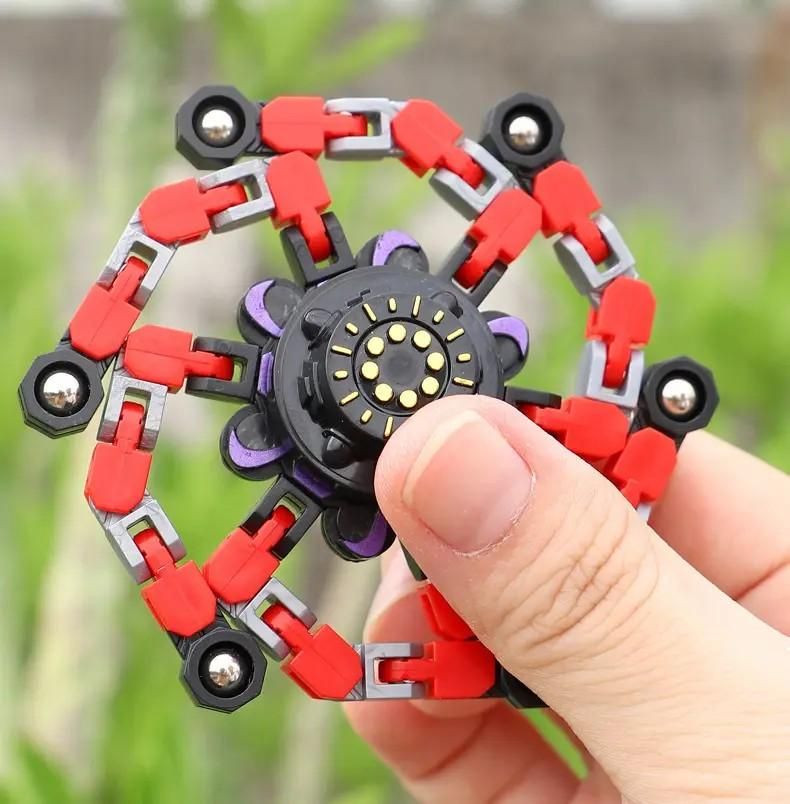 Transformation Robot Fidget Spinner Anti Stress Deformation Gyro Fidget Toys ( pack of 1 )