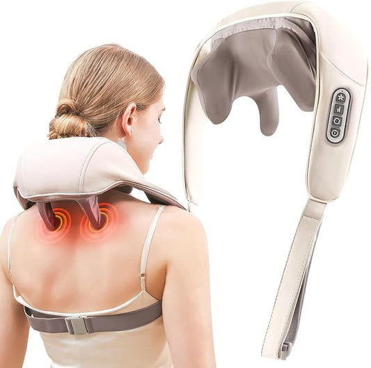 Smart Electric Neck & Shoulder Massager – Deep Tissue Relief | Heat Therapy | Rechargeable